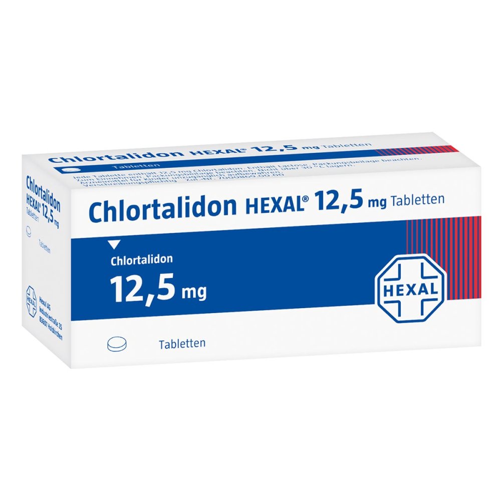 Chlortalidon Hexal 12,5 Mg Tabletten (100 stk)
