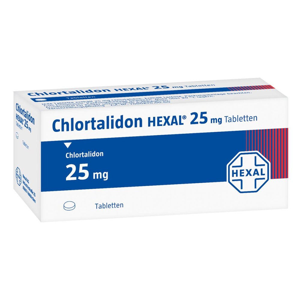 Chlortalidon Hexal 25 Mg Tabletten (100 stk)