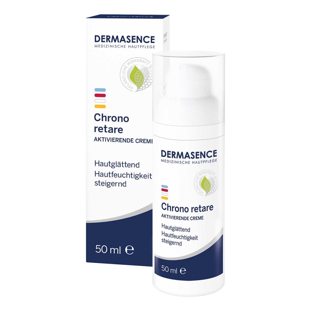 Das Produktfoto zeigt Dermasence Chrono Retare Aktivierende Creme (50 ml) PZN 17867476