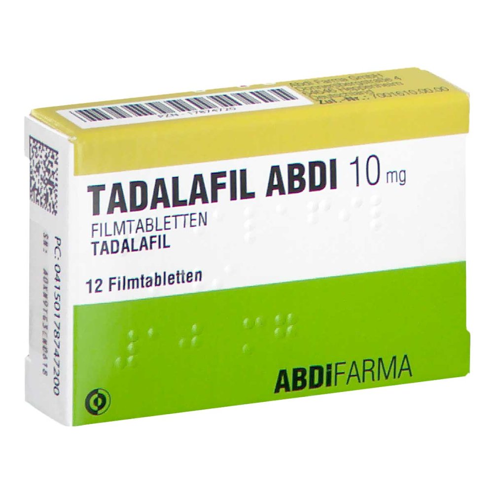 Tadalafil Abdi 10 Mg Filmtabletten (12 stk)