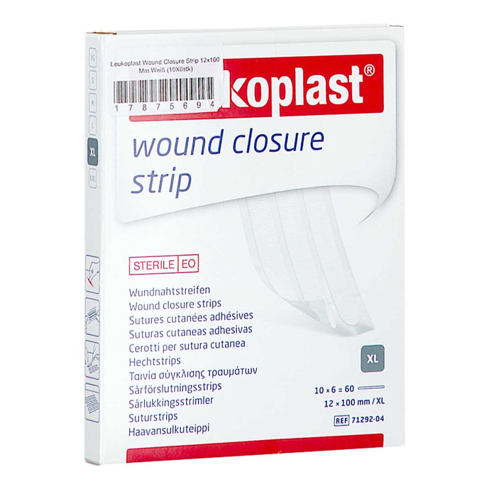 Leukoplast Wound Closure Strip 12x100 Mm Weiß (10X6 stk)