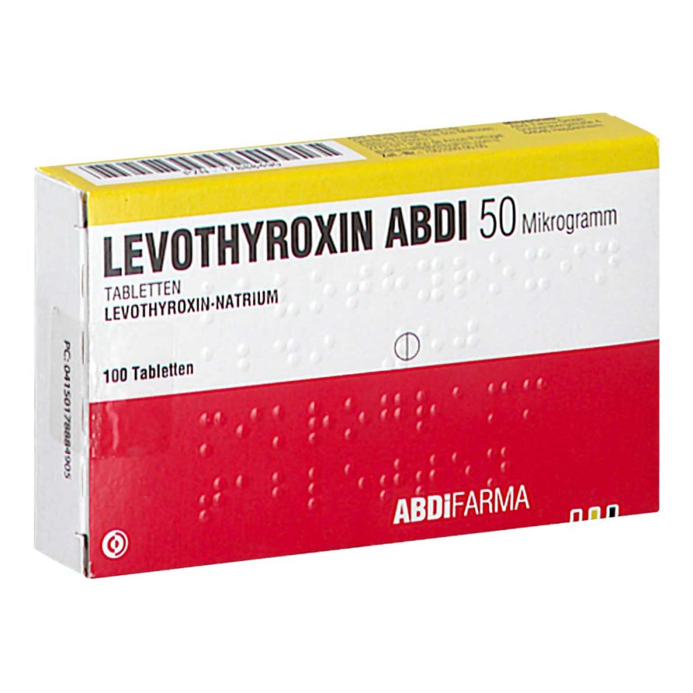 Levothyroxin Abdi 50 Mikrogramm Tabletten (100 stk)