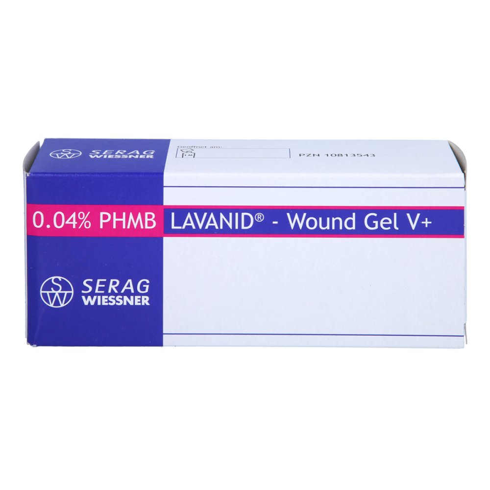 Das Produktfoto zeigt Lavanid Wundgel V+ Höhere Viskosität (40 g) PZN 17993011