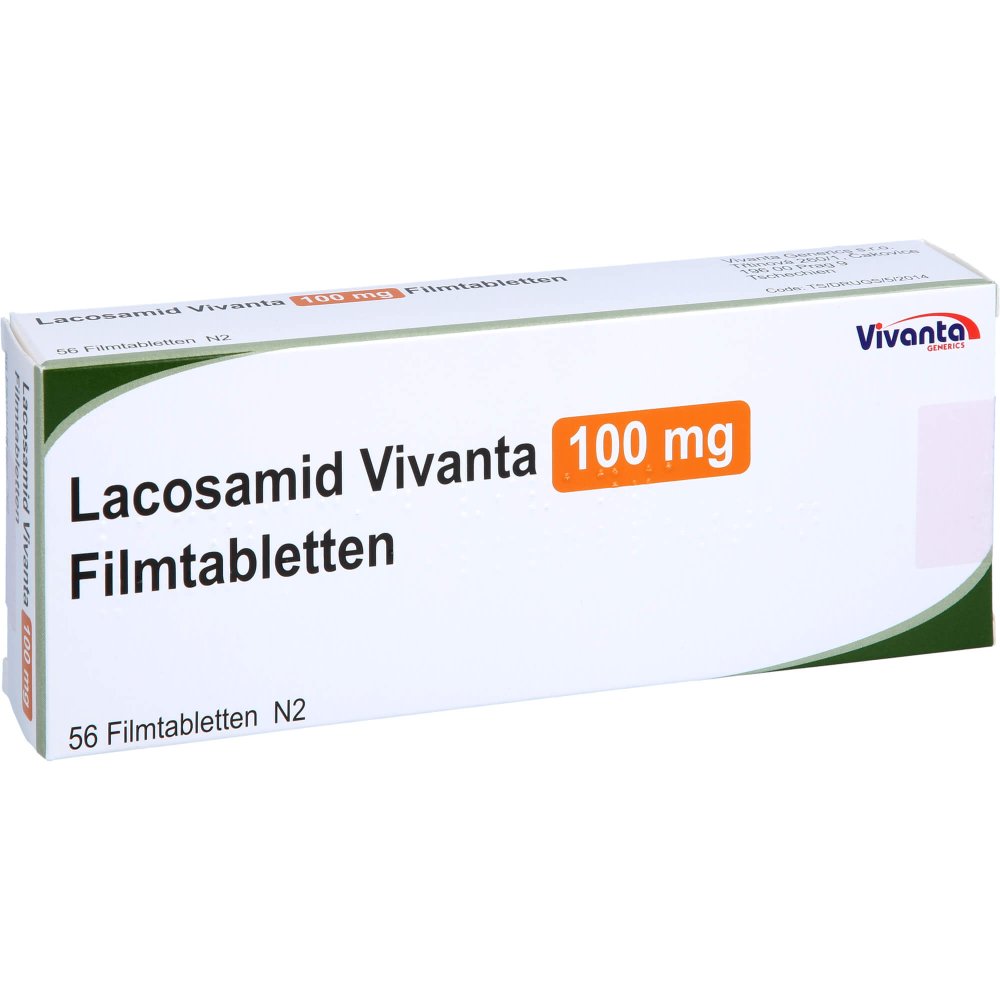Lacosamid Vivanta 100 Mg Filmtabletten (56 stk)
