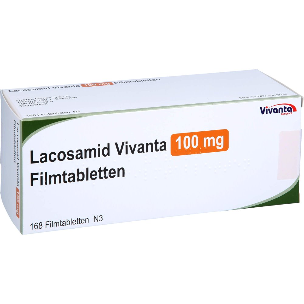Lacosamid Vivanta 100 Mg Filmtabletten (168 stk)