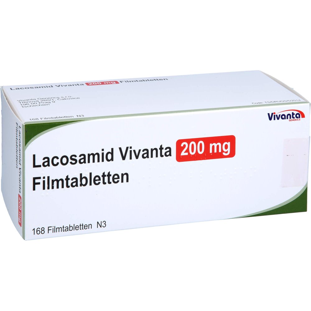 Lacosamid Vivanta 200 Mg Filmtabletten (168 stk)