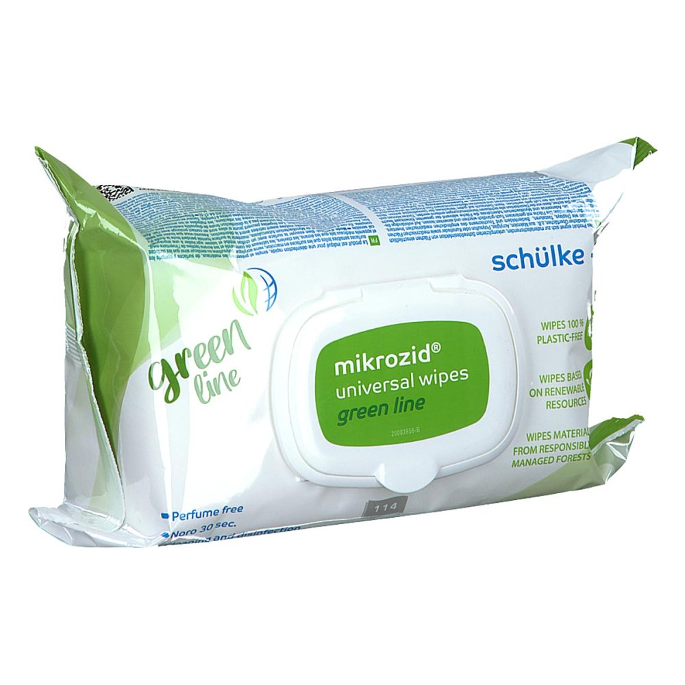 Mikrozid Universal Wipes Green Line Sp (114 stk)