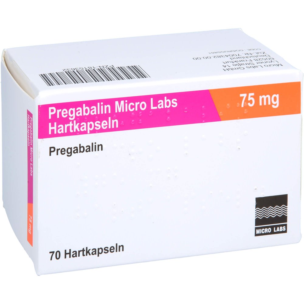 Pregabalin Micro Labs 75 Mg Hartkapseln (70 stk)