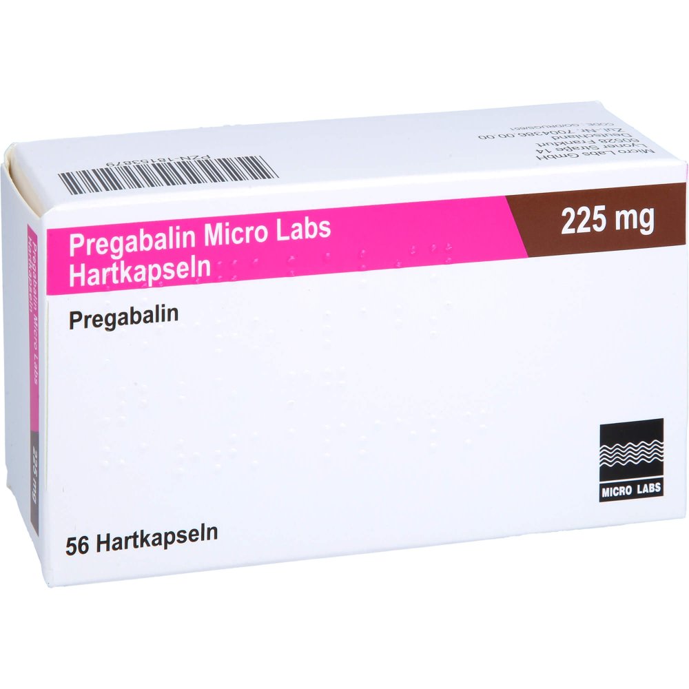 Pregabalin Micro Labs 225 Mg Hartkapseln (56 stk)