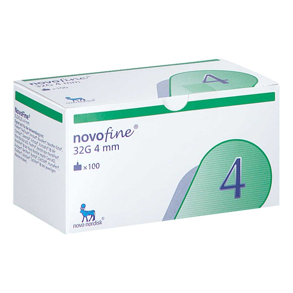 Novofine Nadeln 32 G 4 Mm (100 stk)