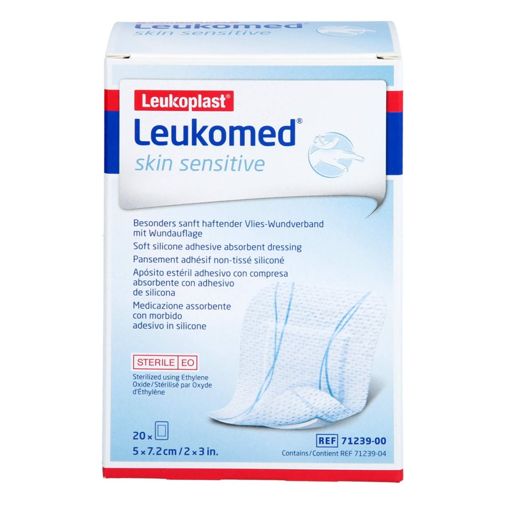Leukomed Skin Sensitive Steril 5x7,2 Cm (20 stk)