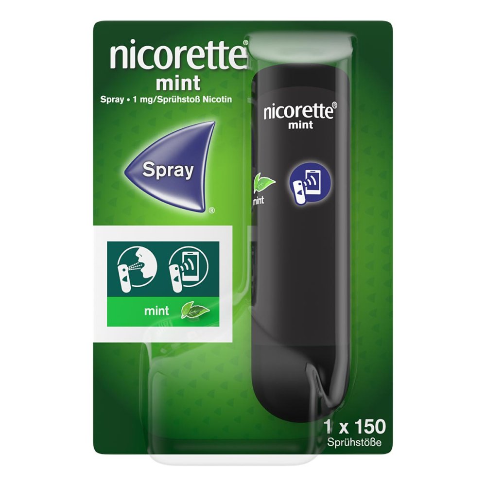 Nicorette Mint Spray 1 Mg/Sprühstoß Nfc (1 stk)