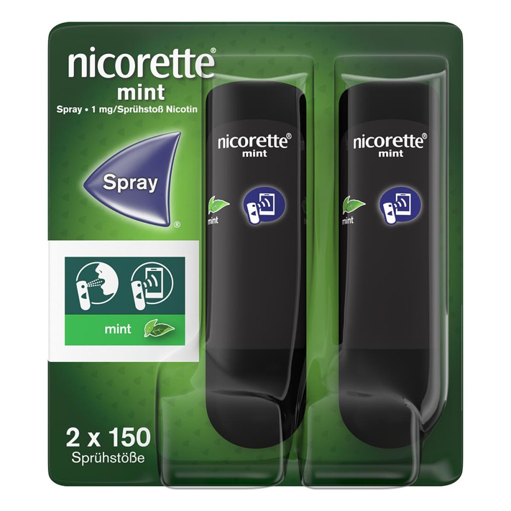 Nicorette Mint Spray 1 Mg/Sprühstoß Nfc (2 stk)