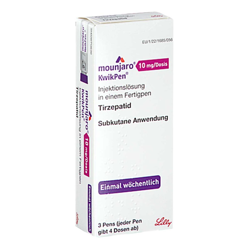 Mounjaro 10 Mg/Dosis Kwikpen Inj.-Lsg.Fertigpen (3 stk)