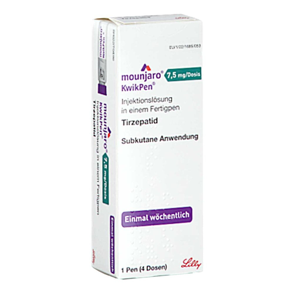 Mounjaro 7,5 Mg/Dosis Kwikpen Inj.-Lsg.Fertigpen (1 stk)