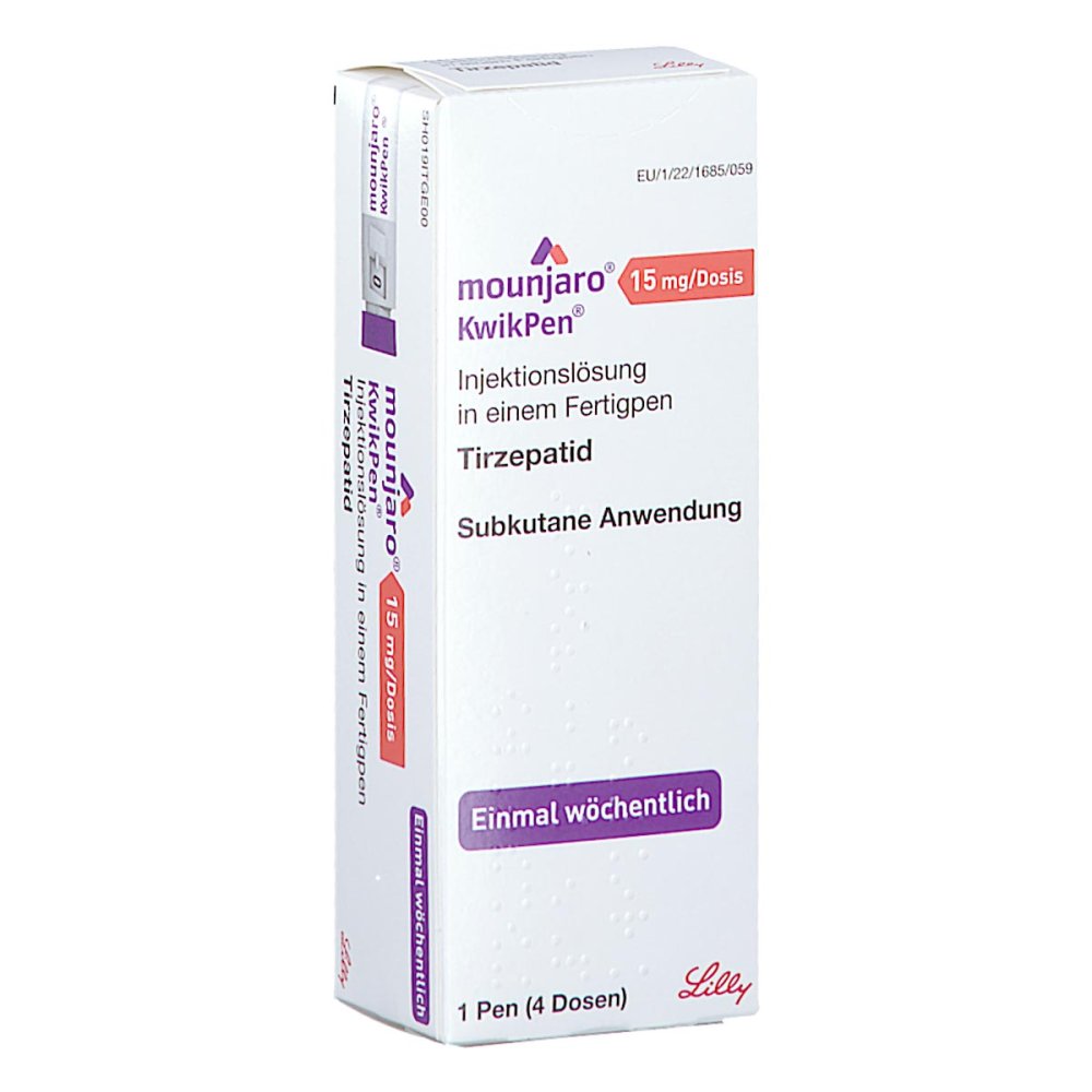 Mounjaro 15 Mg/Dosis Kwikpen Inj.-Lsg.Fertigpen (1 stk)