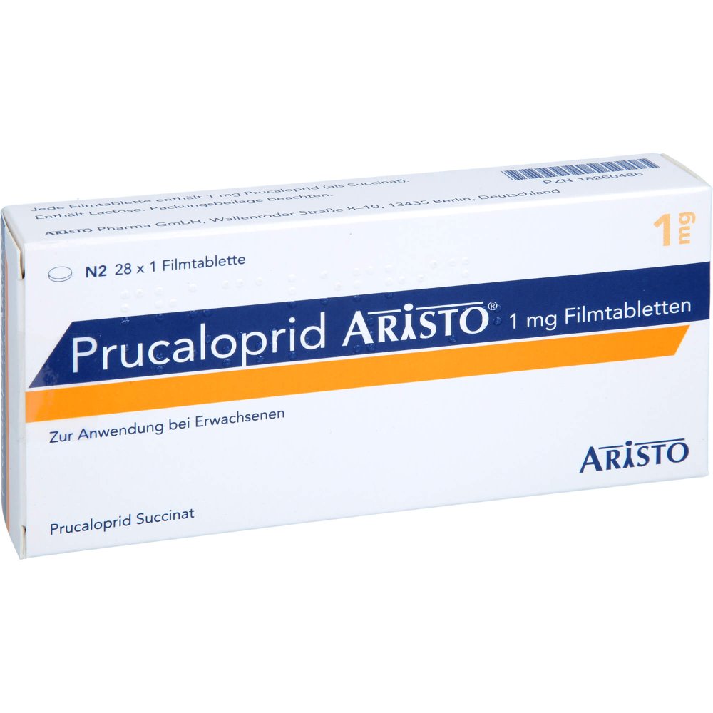 Prucaloprid Aristo 1 Mg Filmtabletten (28 stk)