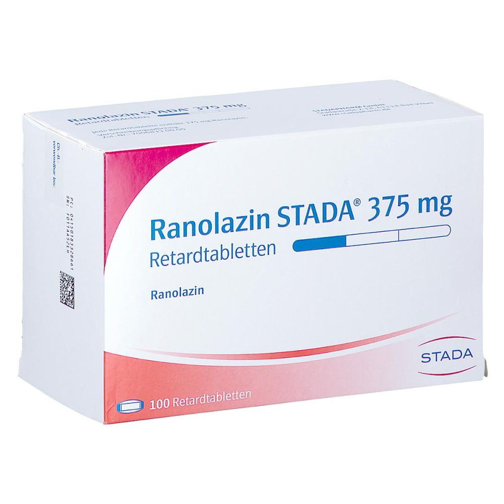 Ranolazin Stada 375 Mg Retardtabletten (100 stk)