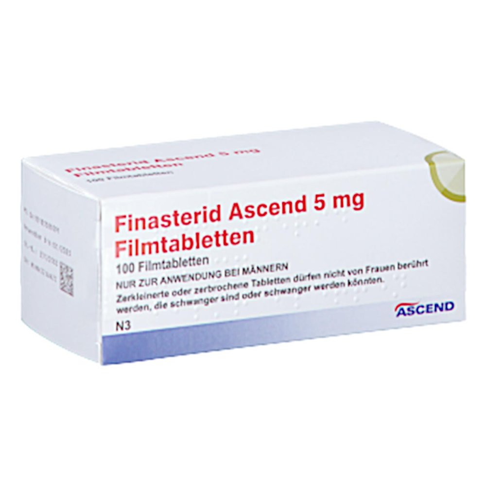 Finasterid Ascend 5 Mg Filmtabletten (100 stk)