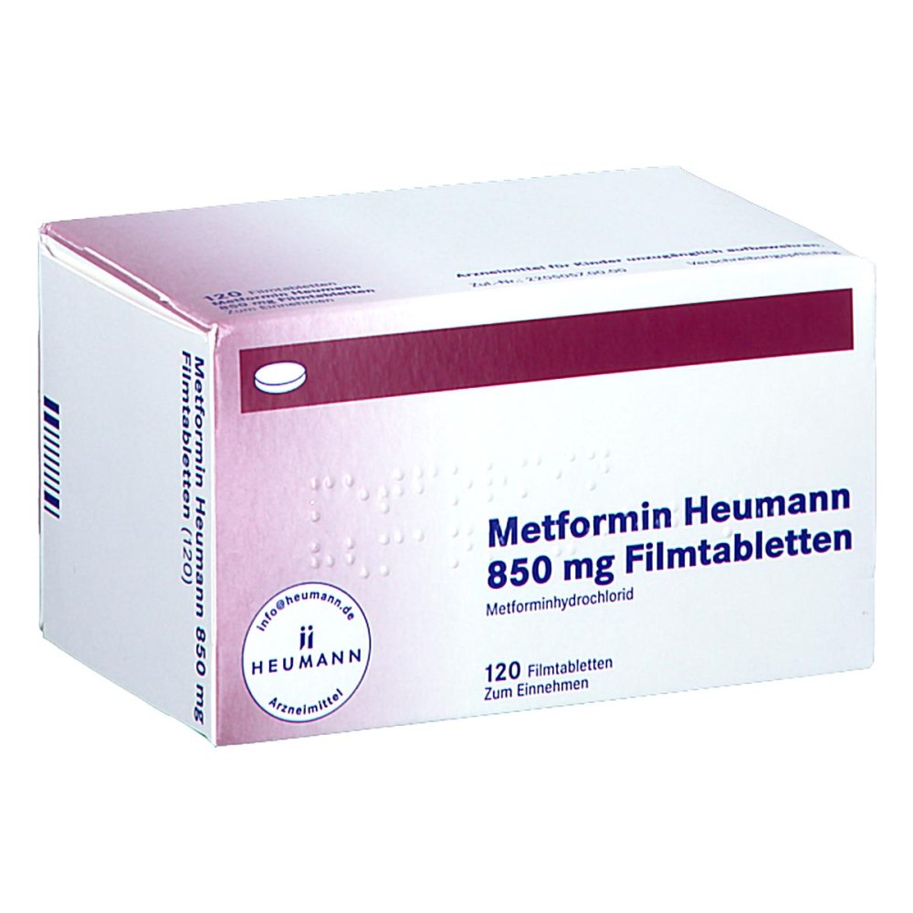 Metformin Heumann 850 Mg Filmtabletten (120 stk)