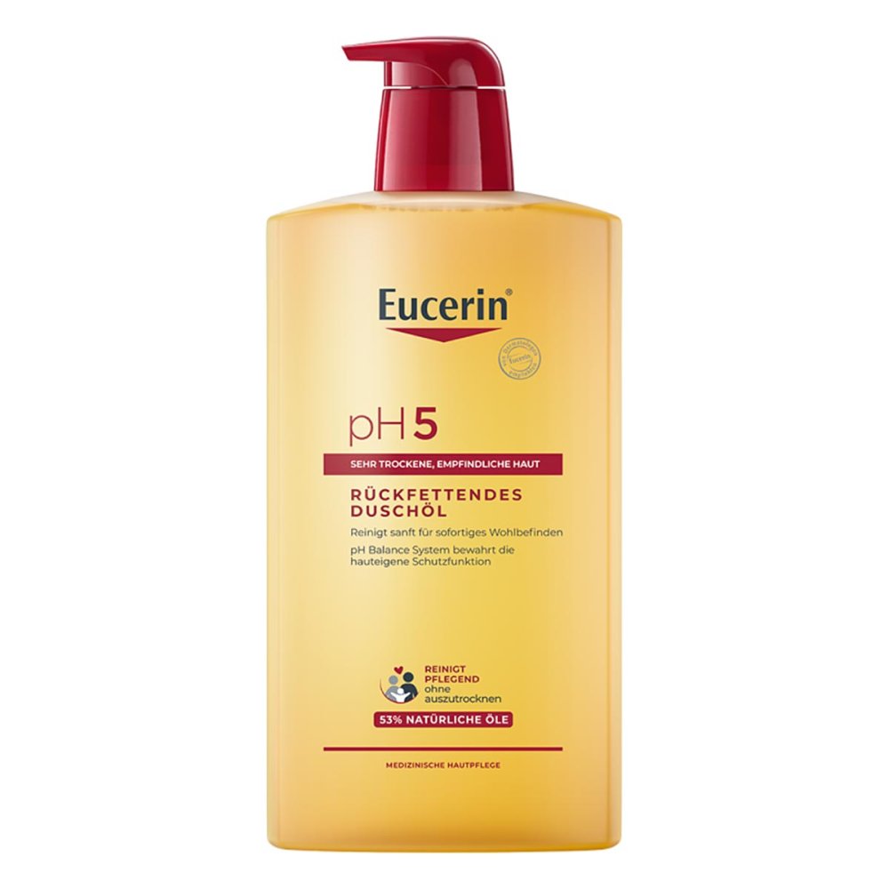 Das Produktfoto zeigt Eucerin Ph5 Duschöl Empfindliche Haut (1000 ml) PZN 18423698
