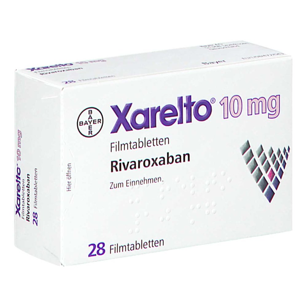 Xarelto 10 Mg Filmtabletten (28 stk)
