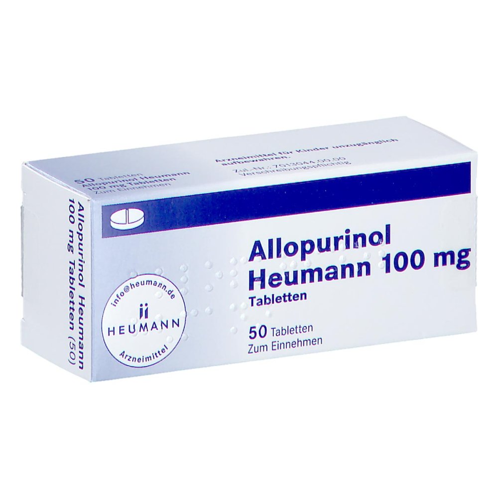 Allopurinol Heumann 100 Mg Tabletten (50 stk)