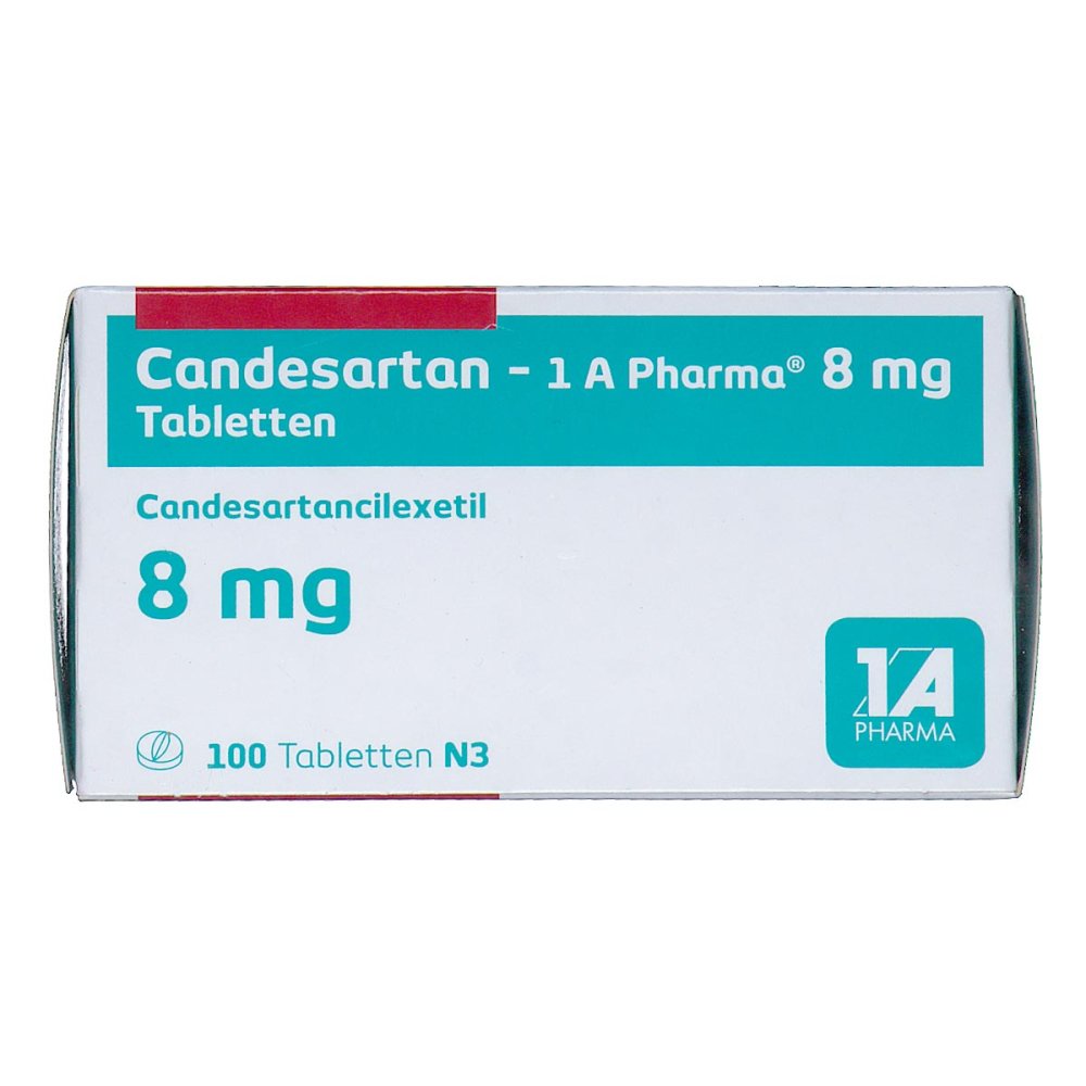 Candesartan-1a Pharma 8 Mg Tabletten (100 stk)