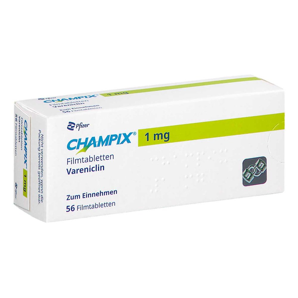 Champix 1 Mg Filmtabletten Folgepackung (56 stk)