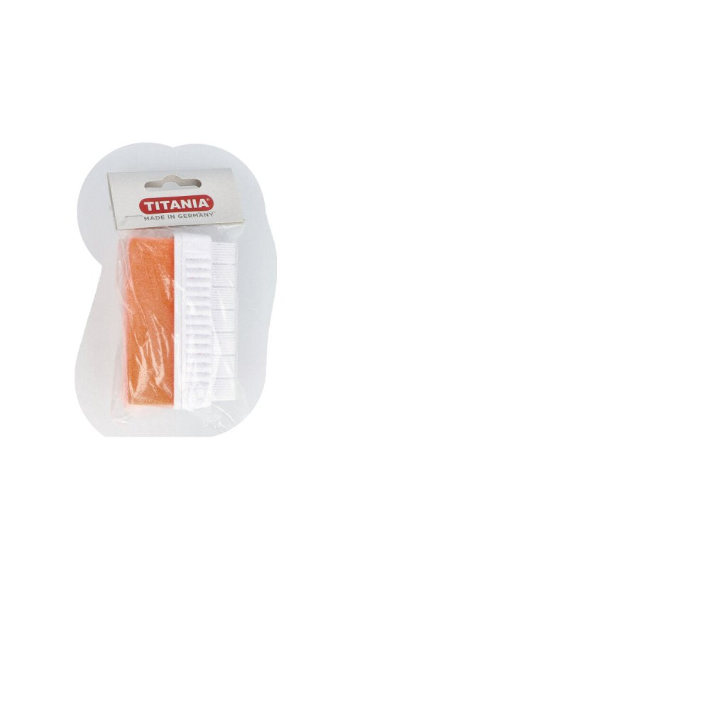 Das Produktfoto zeigt Nagelbürste+Bimsstein Titania PZN 06457568