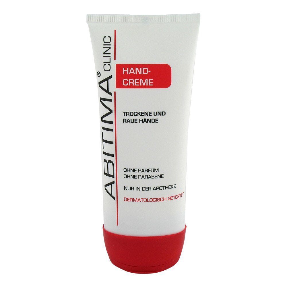 Das Produktfoto zeigt Abitima Clinic Handcreme PZN 06497912
