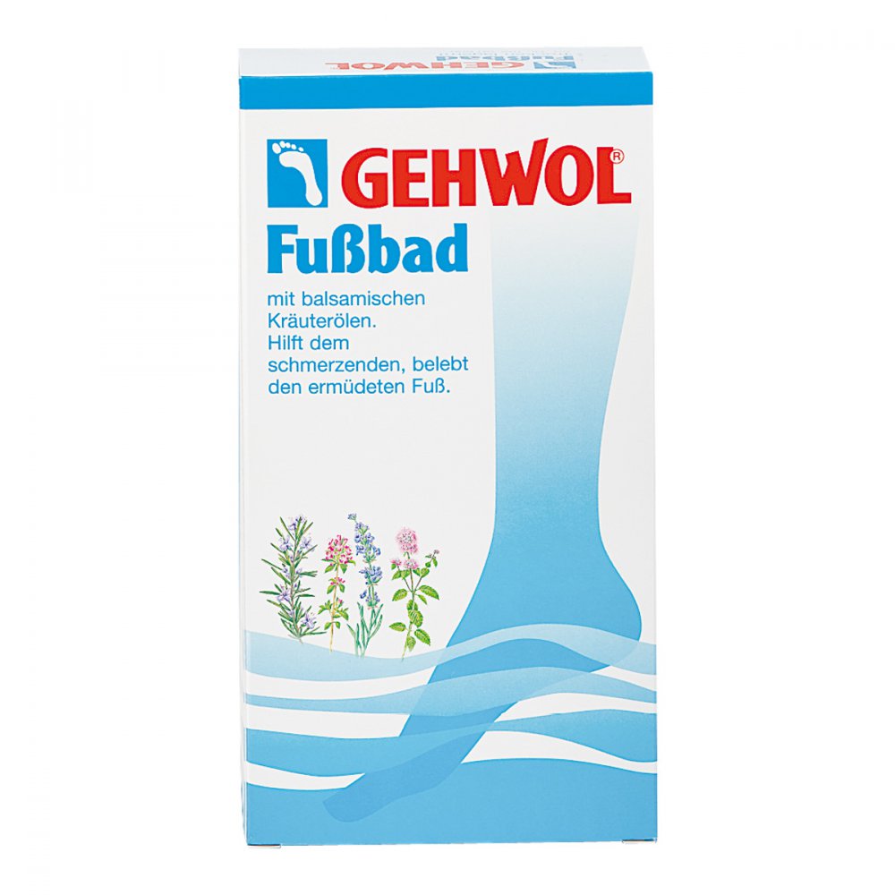 Das Produktfoto zeigt Gehwol Fußbad Portionsbtl. PZN 07660745
