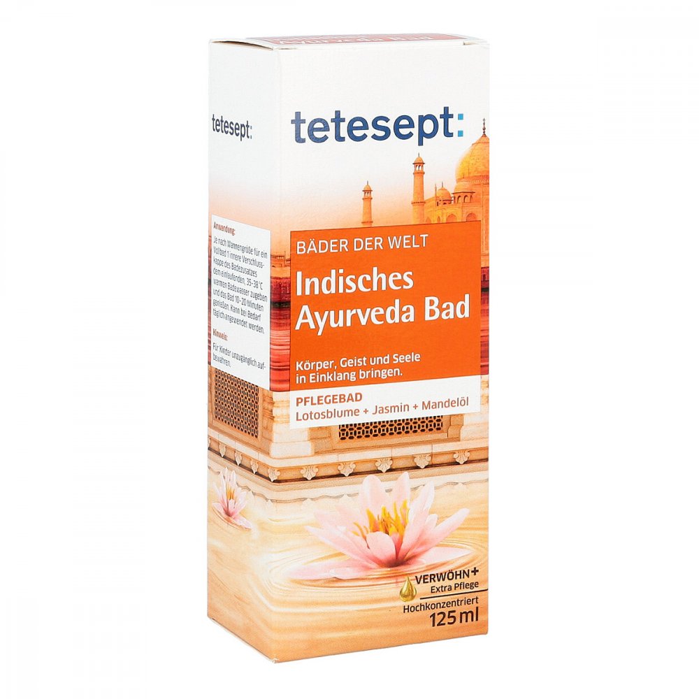 Das Produktfoto zeigt Tetesept Indisches Ayurveda Bad PZN 08837737