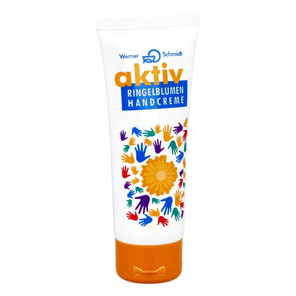 Das Produktfoto zeigt Aktiv Ringelblumen-Handcreme PZN 09080101