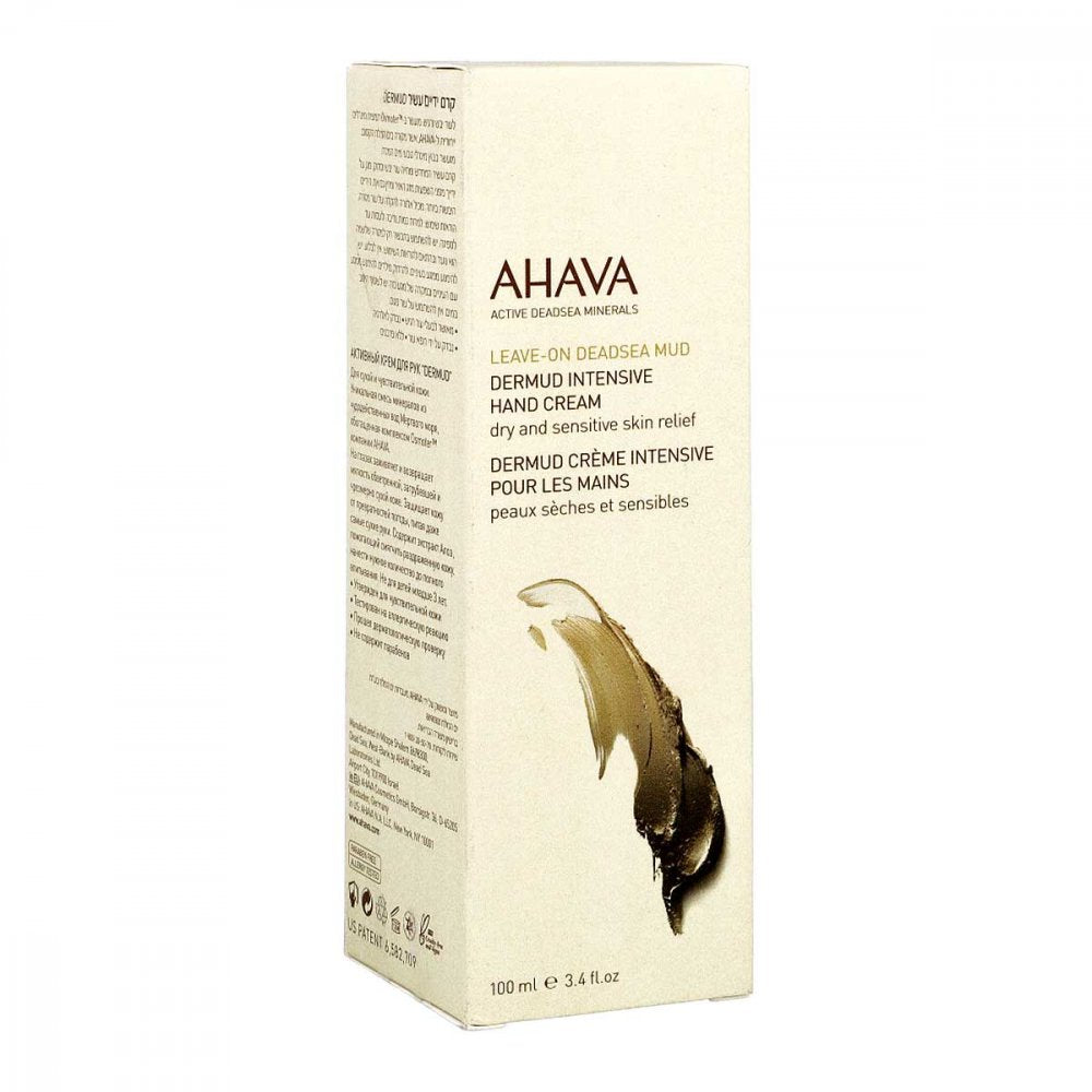 Das Produktfoto zeigt Ahava Dermud Intensive Hand Cream PZN 09527513