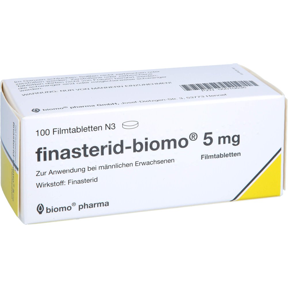 Finasterid-Biomo 5 Mg Filmtabletten (100 stk)