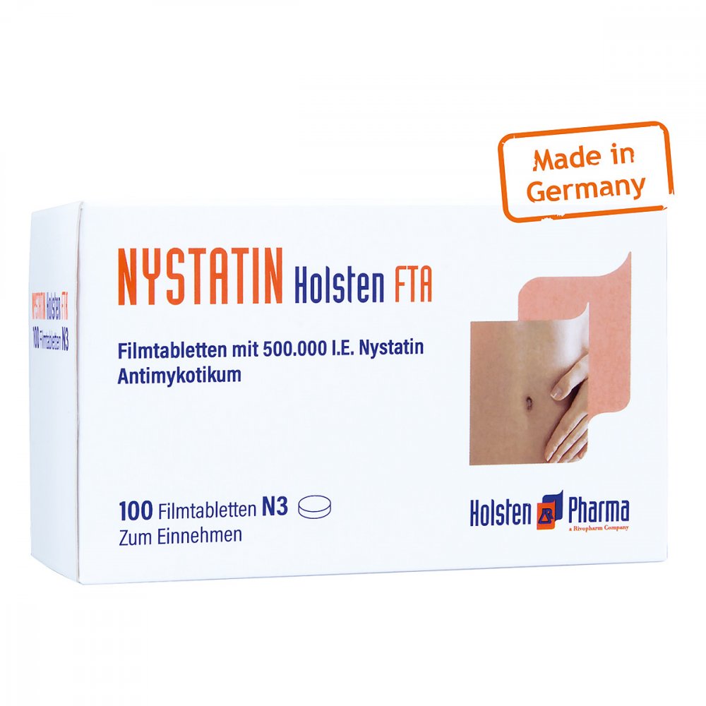 Nystatin Holsten Filmtabletten (100 stk)