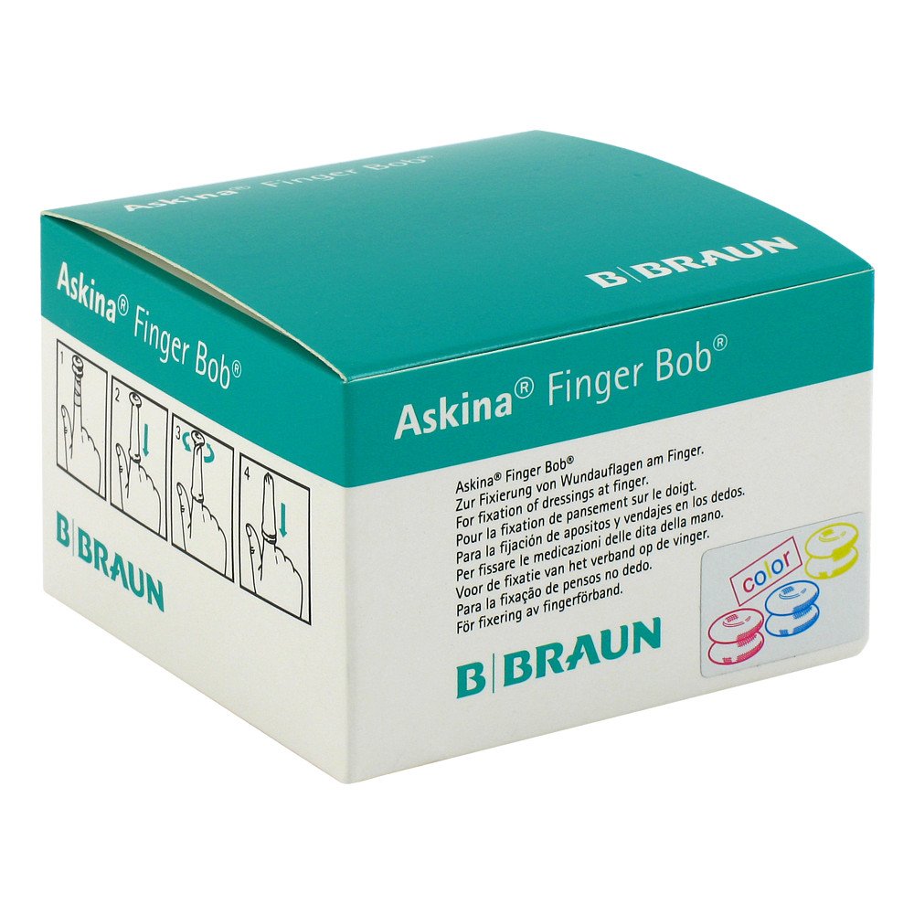 Das Produktfoto zeigt Askina Finger Bob Large (25 stk) PZN 00050653