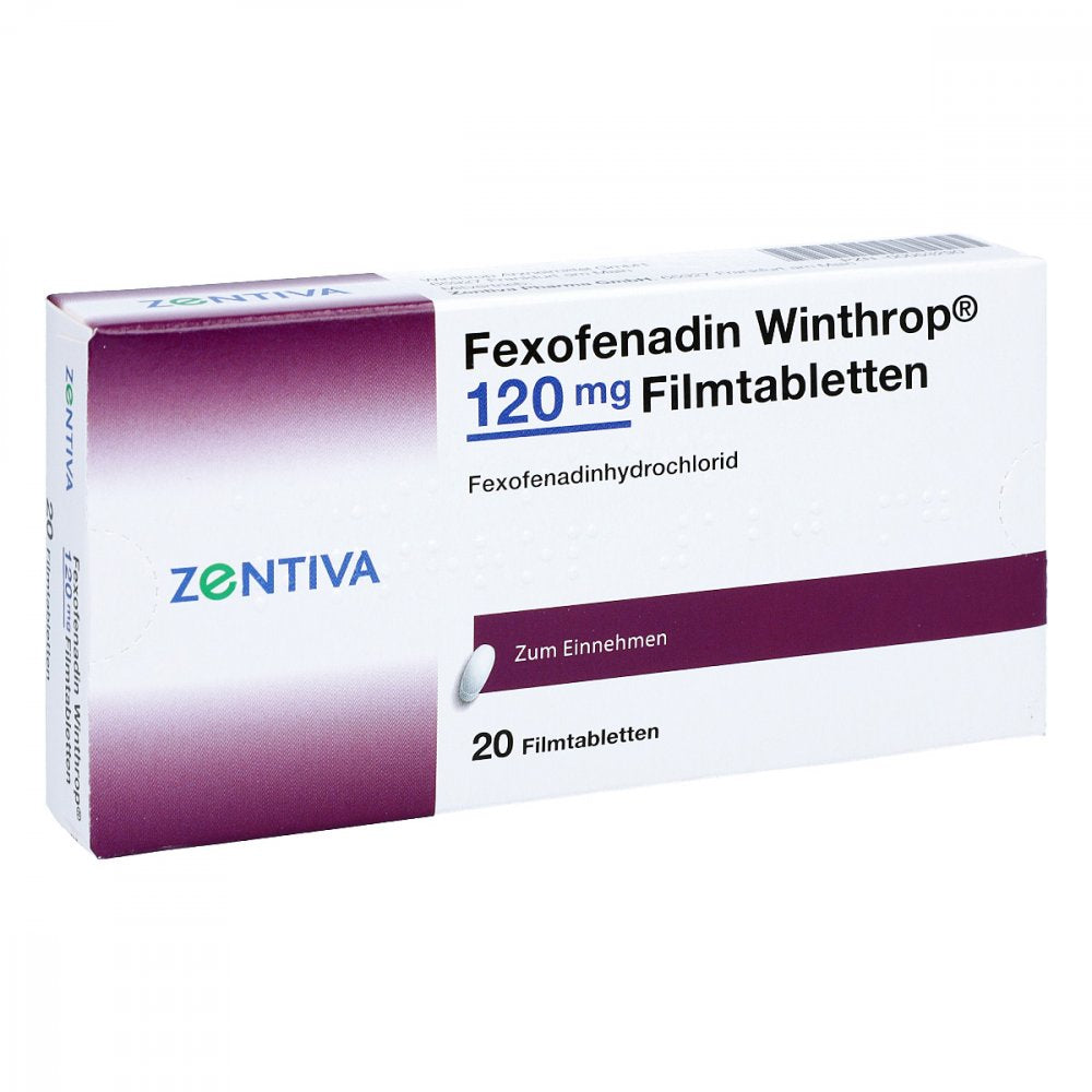 Fexofenadin Winthrop 120 Mg Filmtabletten (20 stk)
