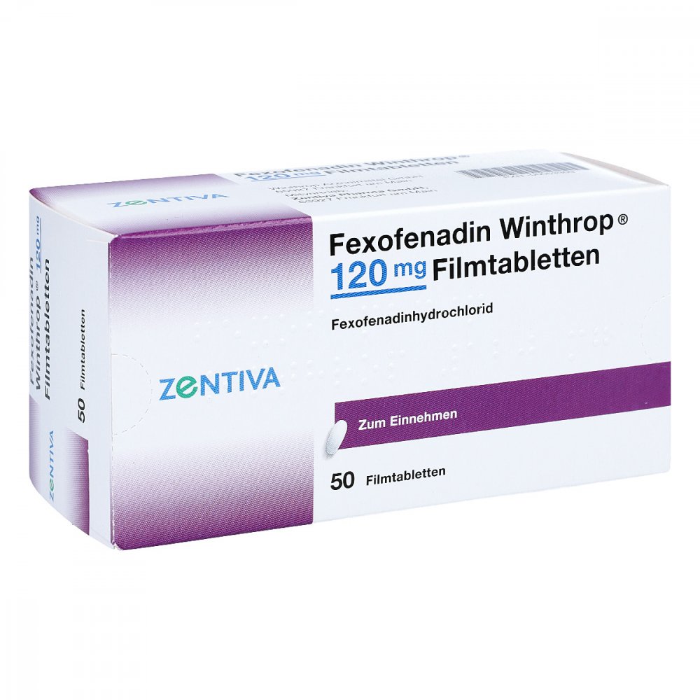 Fexofenadin Winthrop 120 Mg Filmtabletten (50 stk)