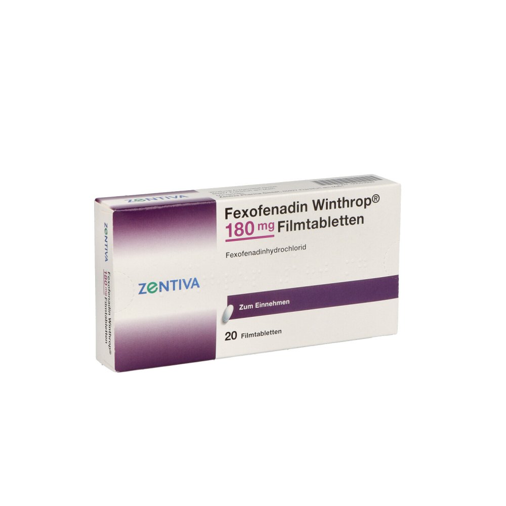 Fexofenadin Winthrop 180 Mg Filmtabletten (20 stk)