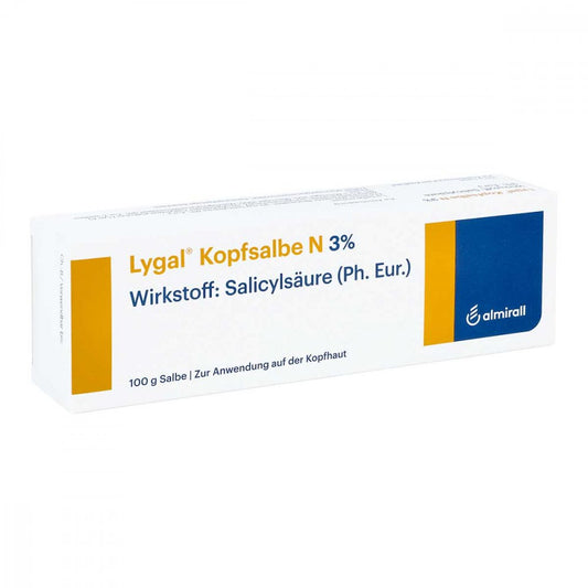Das Produktfoto zeigt Lygal Kopfsalbe N (100 g) PZN 00055432