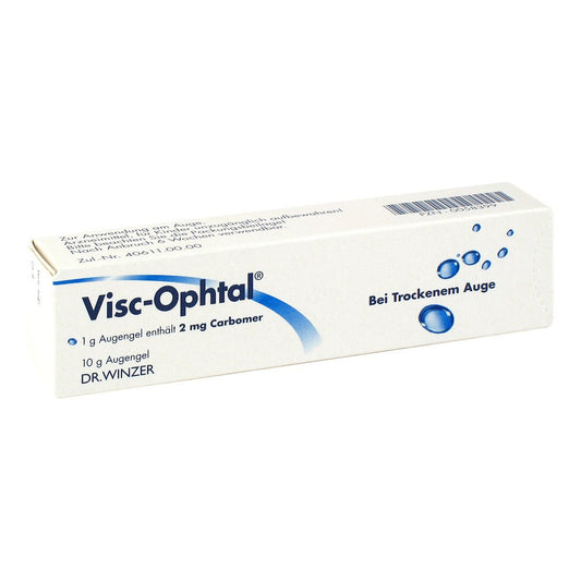 Das Produktfoto zeigt Visc Ophtal Augengel (10 g) PZN 00058399