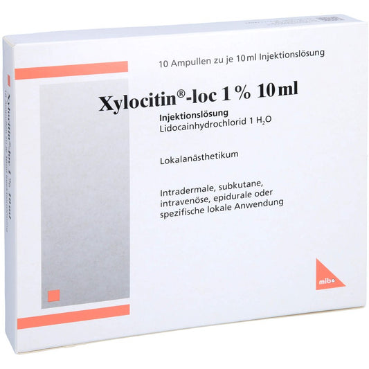 Xylocitin-Loc 1% 10 Ml Injektionslösung Amp. (10X10 ml)