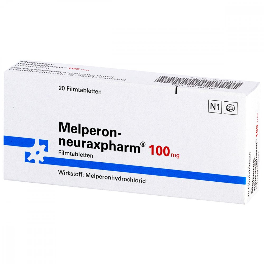 Das Produktfoto zeigt Melperon-Neuraxpharm 100 Mg Filmtabletten (20 stk) PZN 00068386