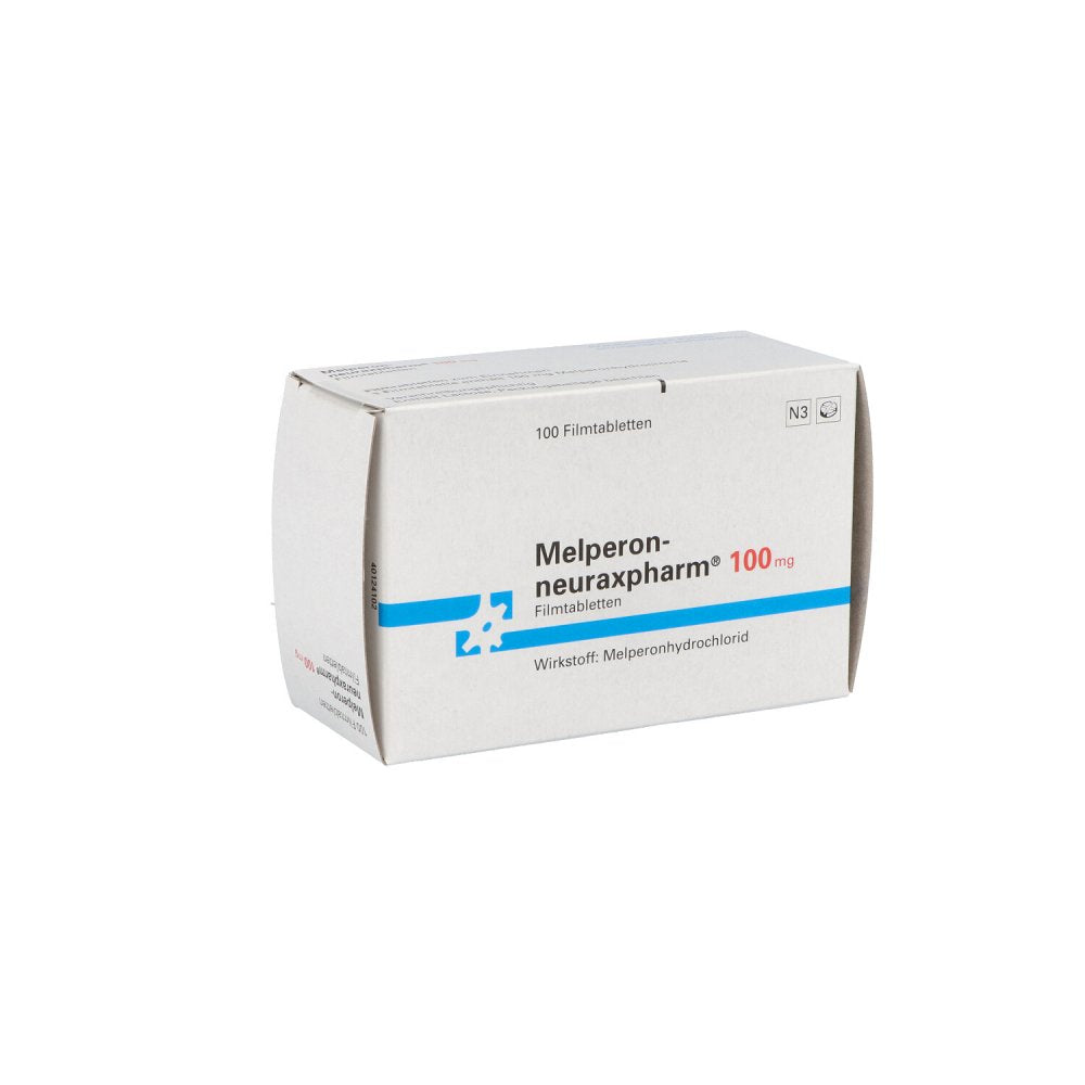 Das Produktfoto zeigt Melperon-Neuraxpharm 100 Mg Filmtabletten (100 stk) PZN 00068400