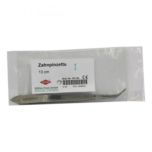 Das Produktfoto zeigt Pinzette Zahn Gebogen (1 stk) PZN 00069902