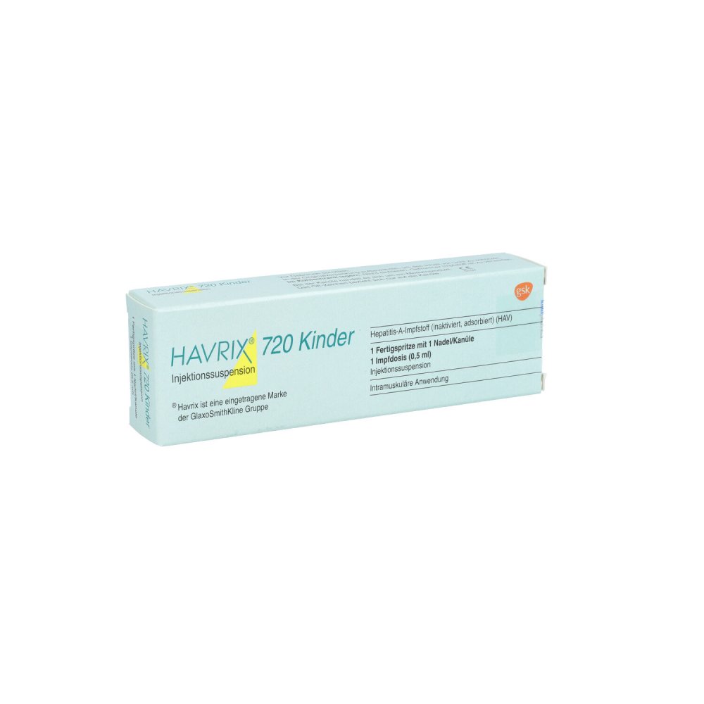Havrix 720 Kinder Inj.-Susp.I.E.Fertigspritze (0.5 ml)