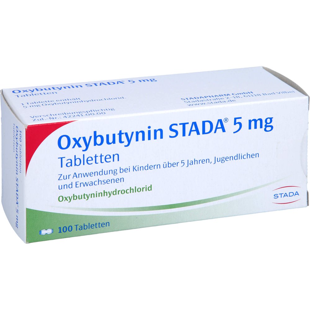 Oxybutynin Stada 5 Mg Tabletten (100 stk)