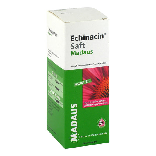 Das Produktfoto zeigt Echinacin Saft (100 ml) PZN 00085002